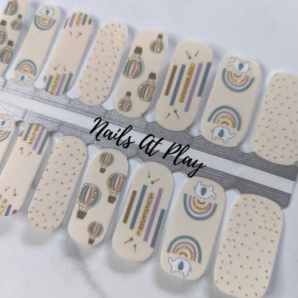 5 for $15 Nail Wraps- Lucky Elephant - Picture 2 of 4